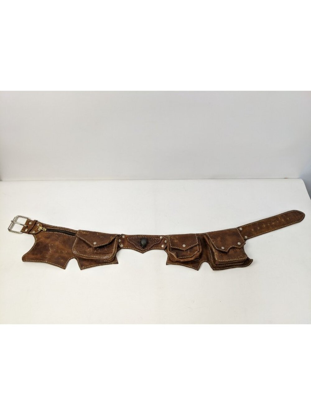 Suede Festival Travel Belt Waist Bag Fanny Pack Coachella Western Boho Brown